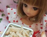 リカちゃんサイズ♡棒々鶏(ごまだれ)ꕤ作り方5写真