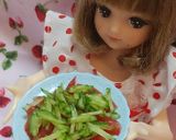 リカちゃんサイズ♡棒々鶏(ごまだれ)ꕤ作り方11写真