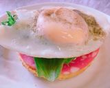 朝ごはんに！目玉焼き挟んだだけサンド作り方6写真