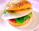 朝ごはんに！目玉焼き挟んだだけサンド作り方7写真