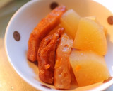 やわらか大根と野菜天ぷらの煮物作り方4写真