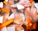 手羽元とお野菜のスープ＊作り方2写真