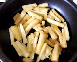 簡単♪長芋の青のりたっぷりバター炒め作り方2写真