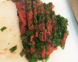 牛肉と梅しそのさっぱりチャーハン作り方2写真