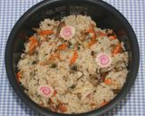 簡単☆乾燥あさりと乾燥野菜の炊き込みご飯作り方22写真