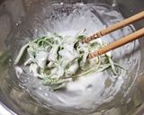 エビヅルの新芽とユキノシタの天ぷら作り方4写真