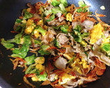 蕎麦で作る♡薬味たっぷり和風の焼きそば♬作り方5写真