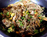蕎麦で作る♡薬味たっぷり和風の焼きそば♬作り方6写真