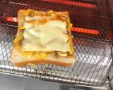 納豆、玉ねぎ チーズのサンドイッチ作り方4写真