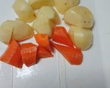 ★手間なし　簡単我が家の豚じゃが作り方1写真