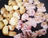 簡単！鶏肉とじゃがいものガリバタ炒め作り方3写真