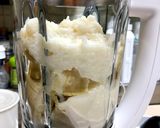 自家製甘酒で作った豆腐＆バナナアイス作り方2写真