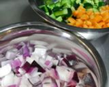 カフェ風☆野菜とお豆のマリネサラダ作り方1写真