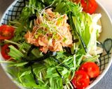 ツナと水菜のサラダうどん作り方6写真