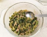 レンジで簡単♪ゴーヤのツナ味噌作り方5写真