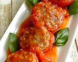 トマトの肉詰♪オイスターソース仕立作り方6写真