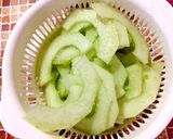 白瓜の味噌和え作り方2写真