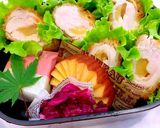 6月4日　薔薇くまちゃん玄米弁当　詰め方作り方7写真
