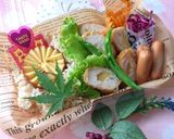 6月4日　薔薇くまちゃん玄米弁当　詰め方作り方15写真
