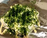 簡単!時短!はんぺんの青のりマヨピザ風作り方1写真
