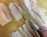 にんにくの芽と胸肉のオイスター炒め作り方3写真