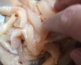 にんにくの芽と胸肉のオイスター炒め作り方5写真