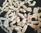 にんにくの芽と胸肉のオイスター炒め作り方9写真