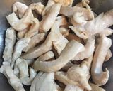 にんにくの芽と胸肉のオイスター炒め作り方10写真