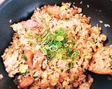 簡単★餃子の残り具材でパパッと炒飯！作り方11写真