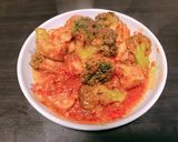 超簡単☆鶏むね肉とブロッコリーのトマト煮作り方7写真
