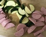 簡単！ズッキーニチャンプルー！作り方1写真