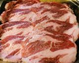 イベリコ豚の肉巻き、にんにく味。作り方1写真