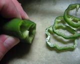 ピーマンの輪切り作り方2写真