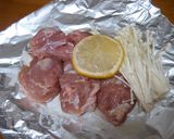 フライパンで簡単☆鶏のホイル焼作り方2写真