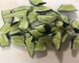 超〜簡単♪きゅうりとハムの中華サラダ作り方1写真