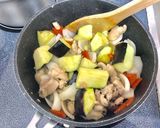 簡単ニンニクの効いた鶏肉のトマト煮作り方8写真