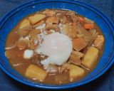 ポークカレー温玉トッピング作り方12写真