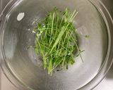 ひとりごはん ナスと豆苗のレンチンおかず作り方3写真