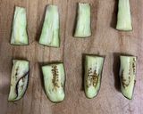 ひとりごはん ナスと豆苗のレンチンおかず作り方4写真