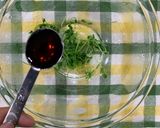 ひとりごはん ナスと豆苗のレンチンおかず作り方6写真