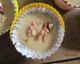 バナナとチョコとクルミのかわいいケーキ作り方2写真
