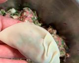 春菊と味噌で餃子を。作り方9写真
