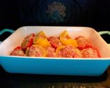 パプリカの肉詰めボート焼き作り方7写真