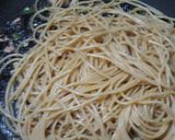 ひじきとベーコンのペペロンチーノ風パスタ作り方8写真
