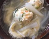 大根おろし汁の鶏スープ作り方4写真