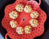 ミートボールのコーン蒸し作り方5写真