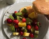 簡単✨季節のフルーツミックスパンケーキ作り方3写真