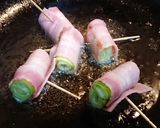 簡単で美味しい✨長ねぎのベーコン巻き揚げ作り方3写真