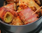 簡単で美味しい✨長ねぎのベーコン巻き揚げ作り方5写真