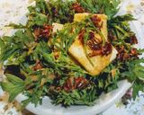 ワサビ菜と豆腐のサラダ作り方6写真